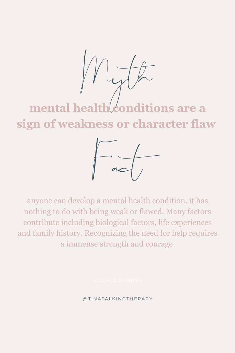 Myths and facts about mental health
